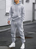 Men's Sports Set Hoodie & Jogging Bottoms - Breathable Polyester
