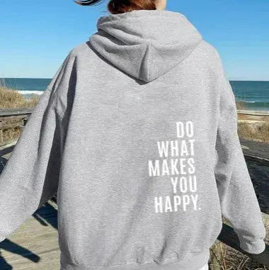 Women's Hoodie with Motivational Print