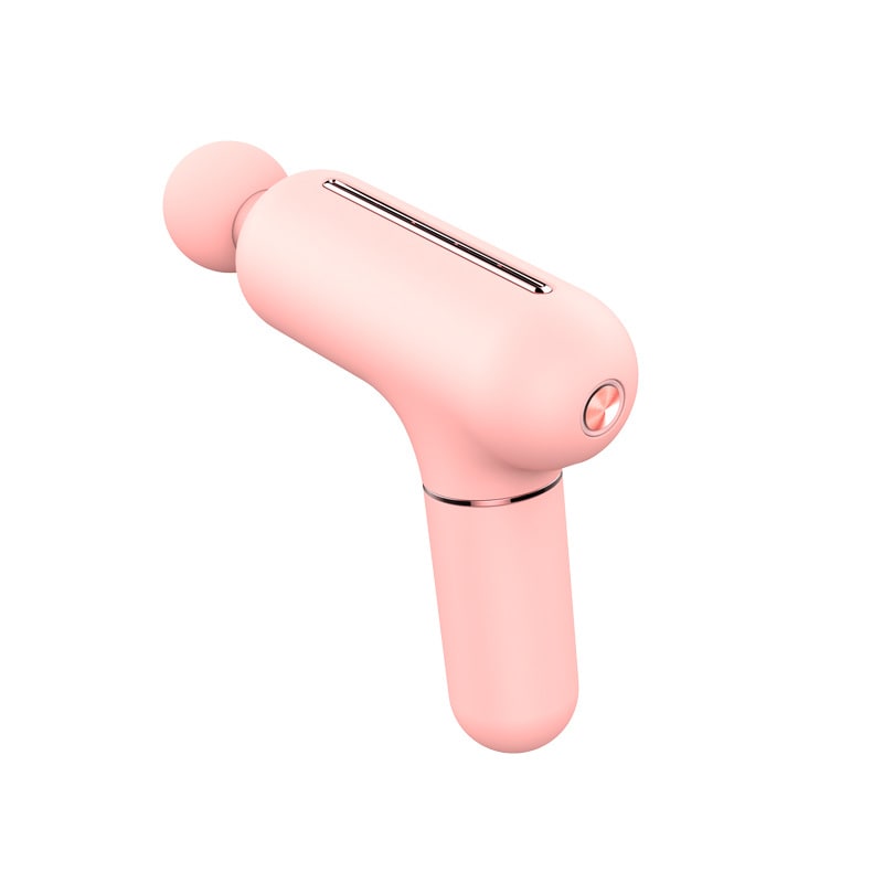 Mini Handheld Deep Tissue Massage Gun with Four Interchangeable Heads and Portable Cordless Design