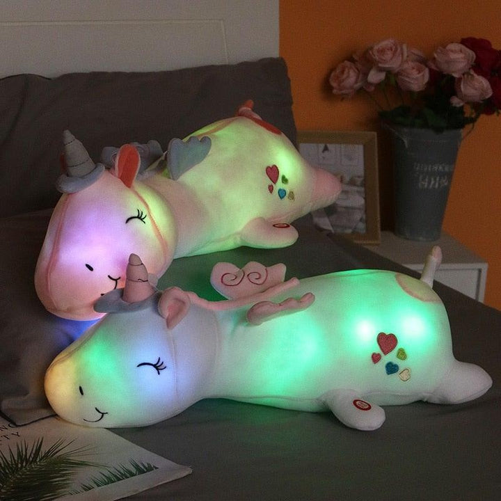 Light-Up Plush Unicorn with LED – Glowie