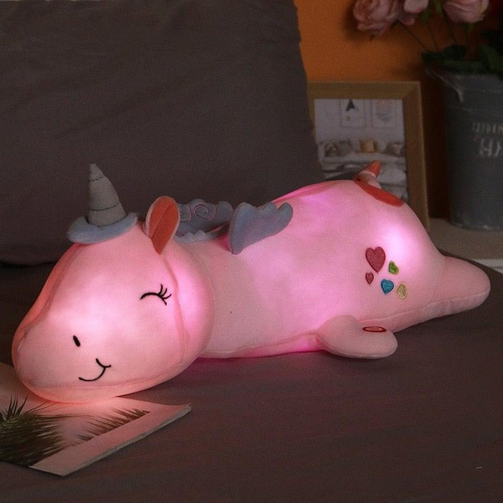 Light-Up Plush Unicorn with LED – Glowie