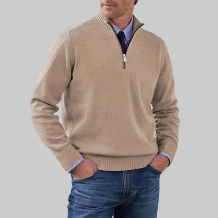 Men’s Half-Zip Sweater – Layered Style with Seasonal Appeal
