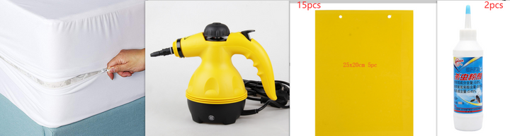 Handheld Portable Pressurized Steam Cleaner for Rug Carpet and Furniture with Attachments