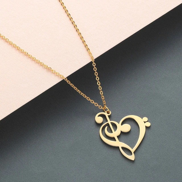 Musical Heart Necklace