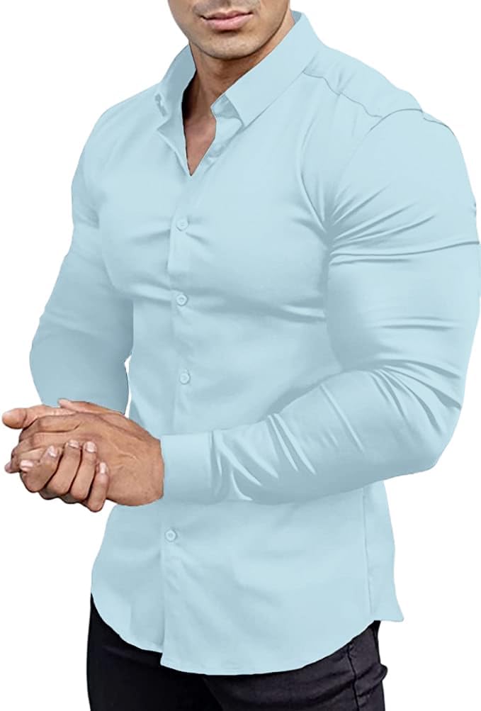 Men's Slim-Fit Wrinkle-Free Shirt for Spring 2026 – David