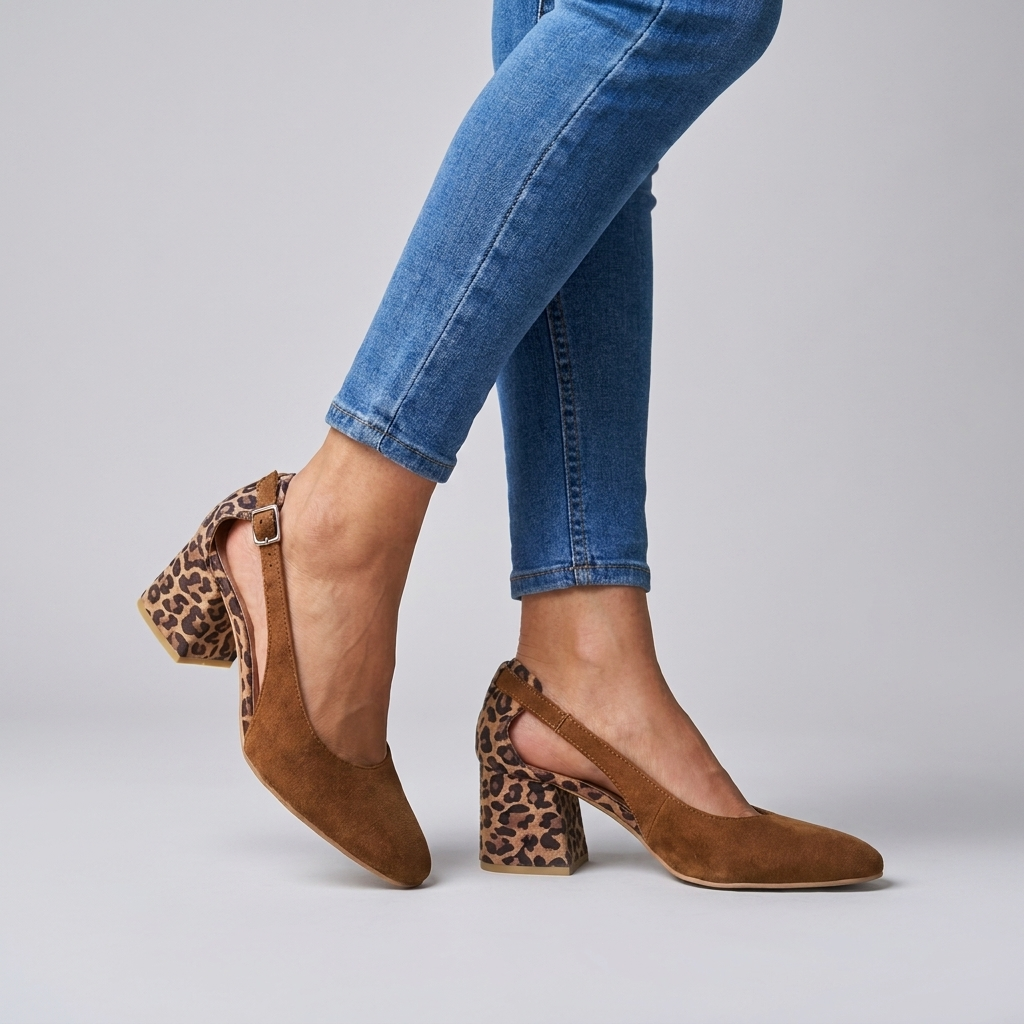 Block Heel Slingback Pumps — Bring Effortless Chic to Smart Outfits
