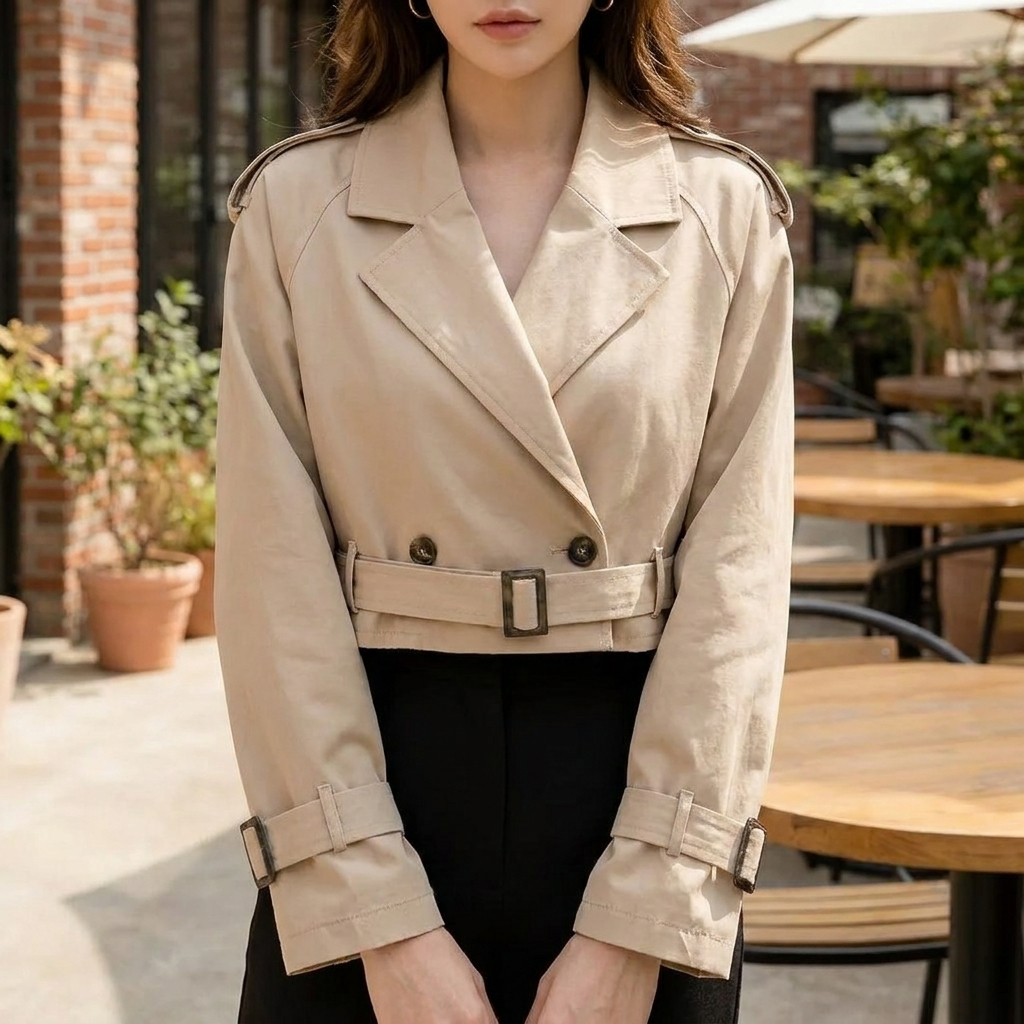 Belt Loop Trench Coat — Brings Casual Elegance to Transitional Seasons