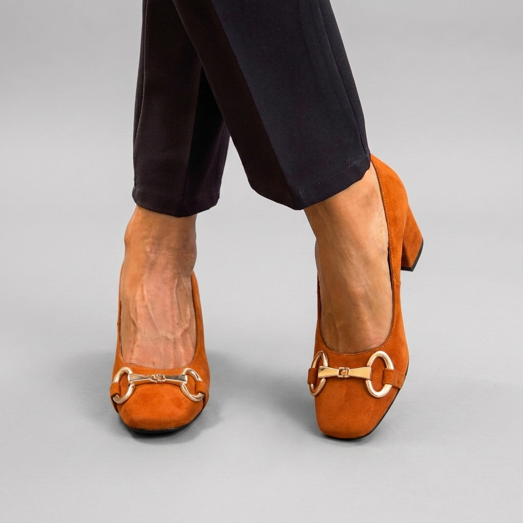 Women's Closed-Toe Block Heel Sandals