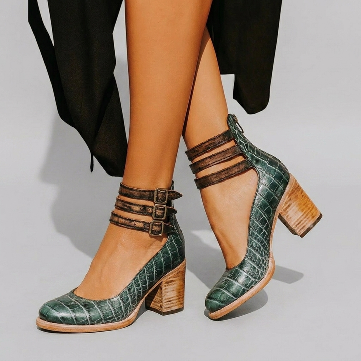 Women's Elegant Buckle Strap Heels