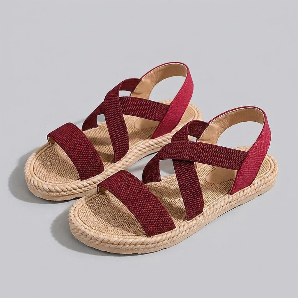Woven Sandals – Chic Strappy Flats
