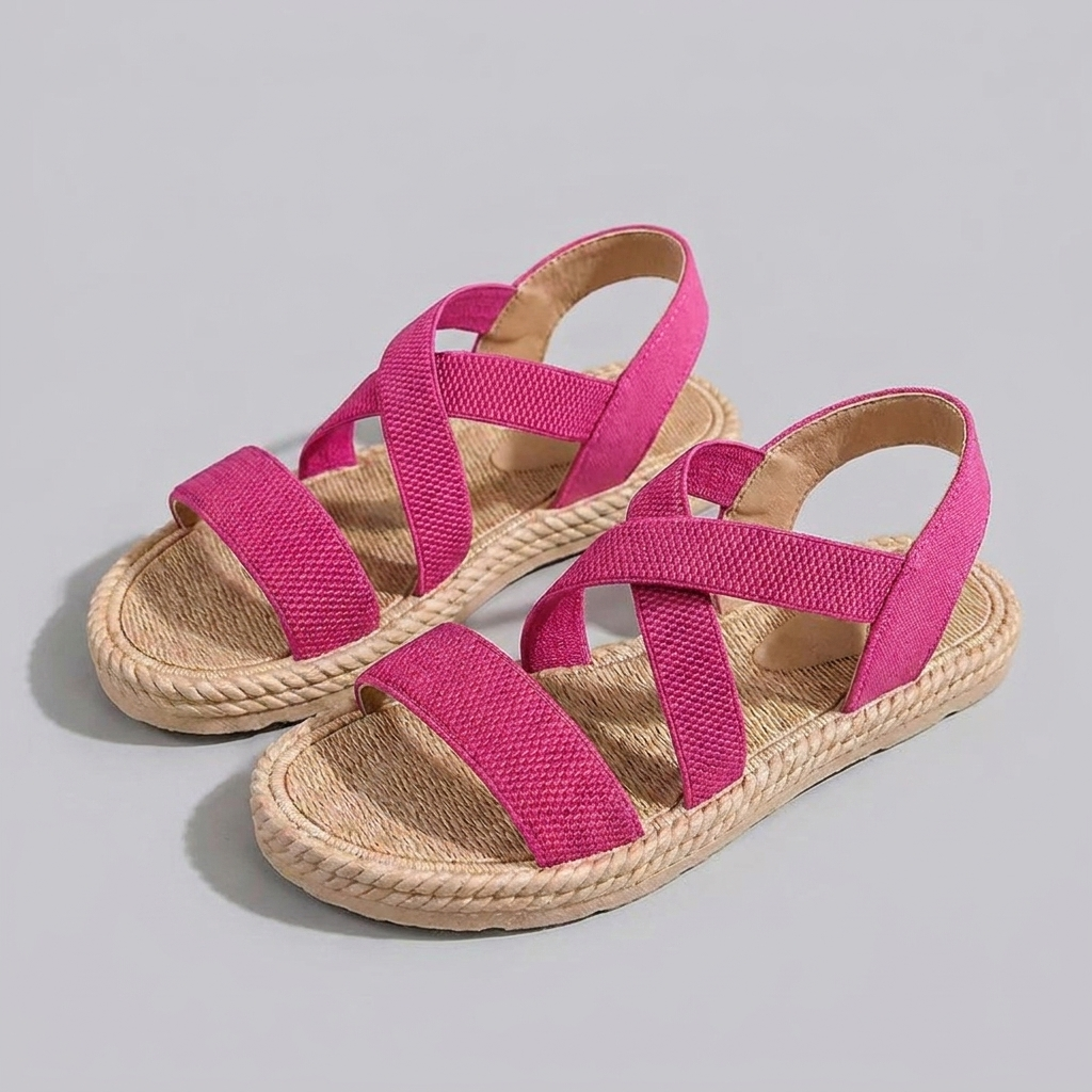 Woven Sandals – Chic Strappy Flats