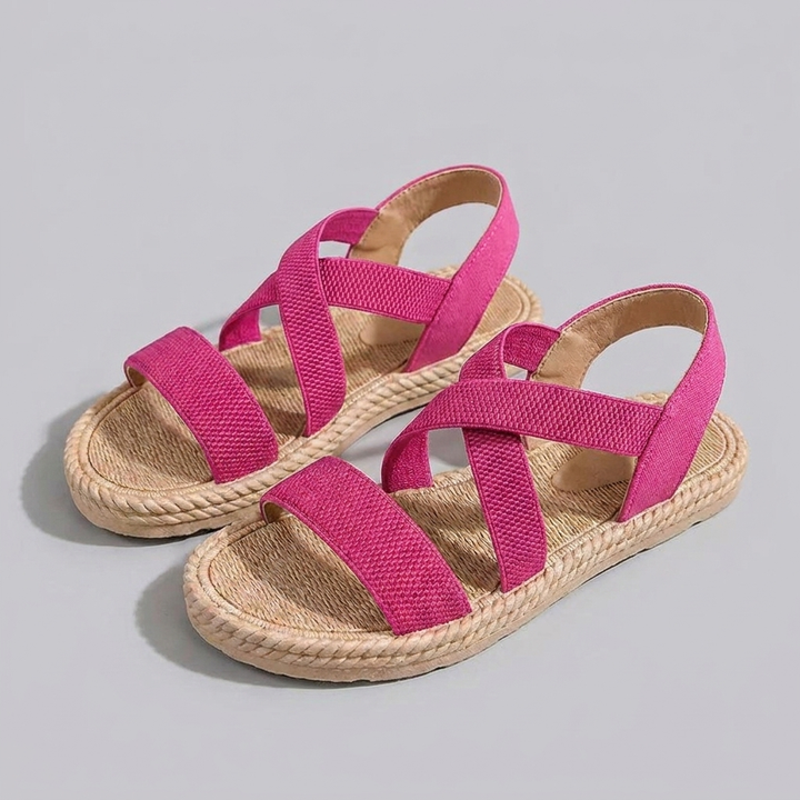 Woven Sandals – Chic Strappy Flats