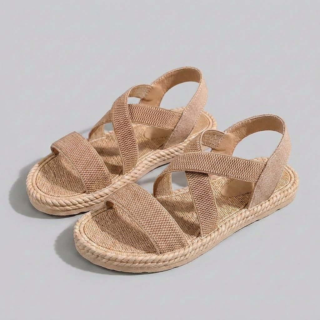 Woven Sandals – Chic Strappy Flats