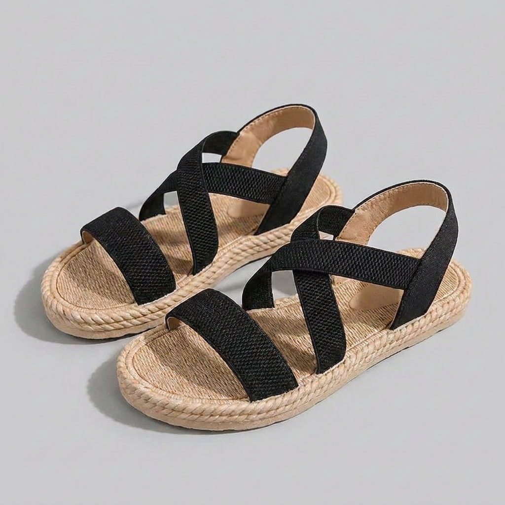 Woven Sandals – Chic Strappy Flats