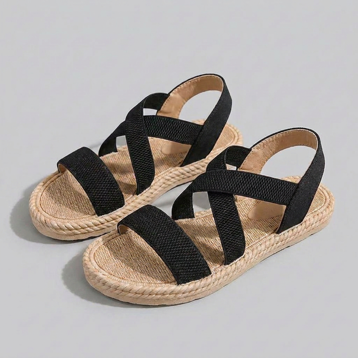 Woven Sandals – Chic Strappy Flats