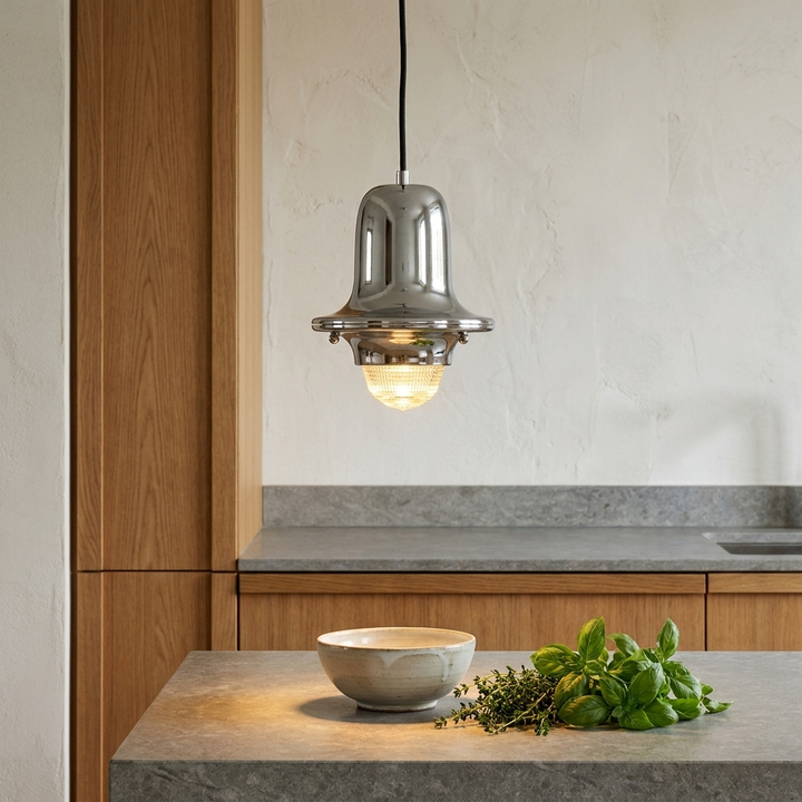 Sten – Contemporary Bauhaus Metal Pendant Light