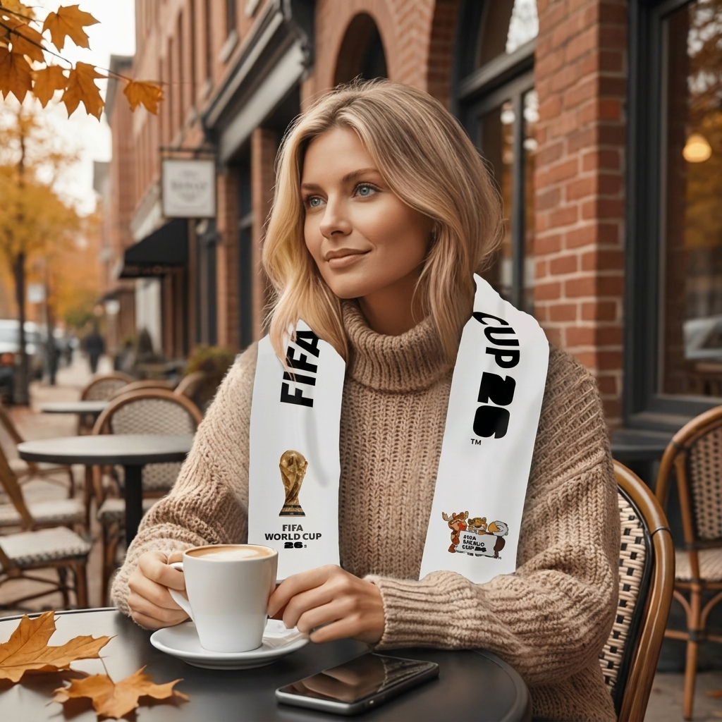 USA and Canada Football Celebration Scarf