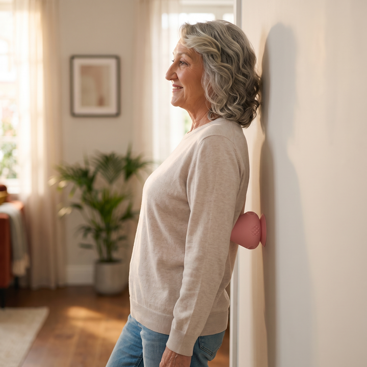 Trigger Point Wall Massager with Heat and Vibration