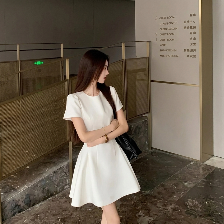 Women's Elegant Short-sleeve Dress