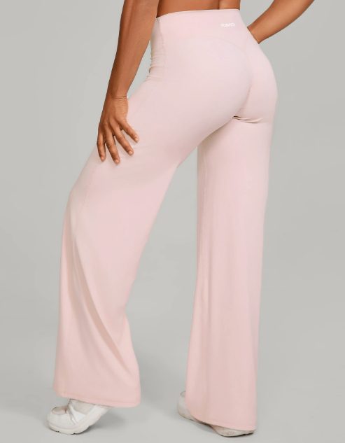 High-Waist Wide Leg Stretch Pants for Women