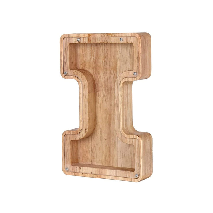Wooden Alphabet Piggy Bank - LetterSaver