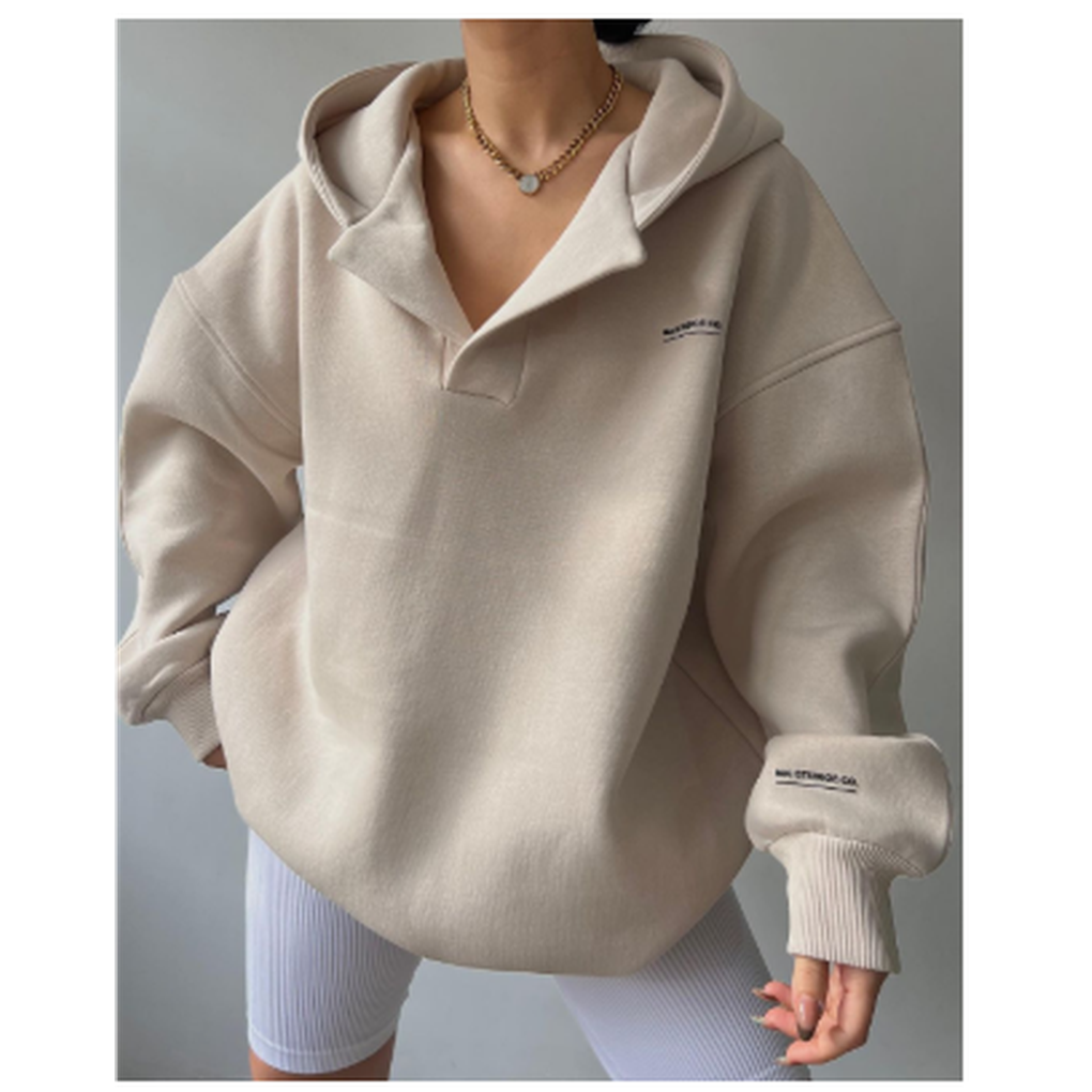 Women’s Lazy-Hooded Pullover - Winter Edition