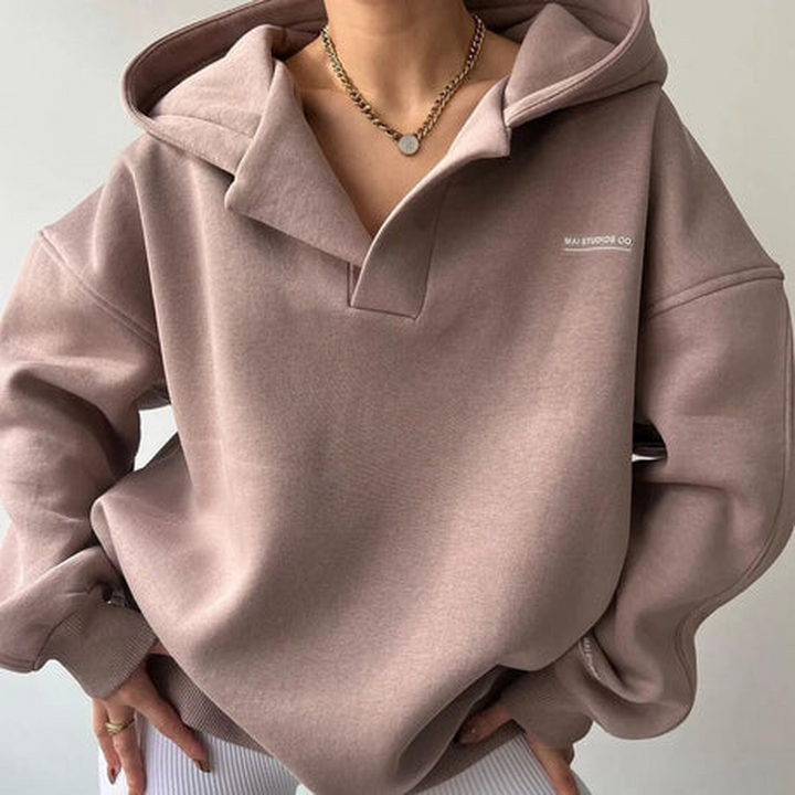 Women’s Lazy-Hooded Pullover - Winter Edition