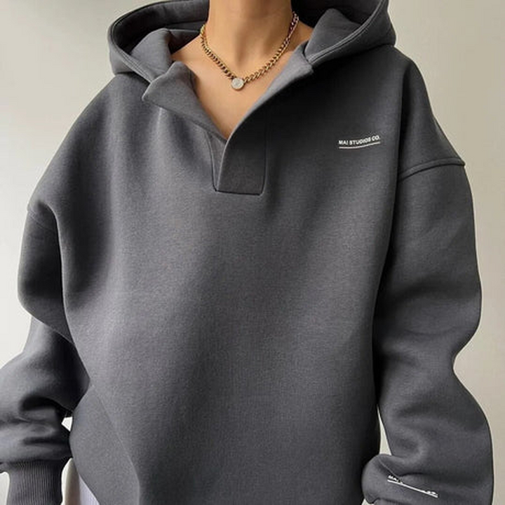 Women’s Lazy-Hooded Pullover - Winter Edition