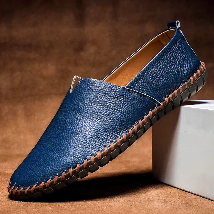 Elegant Loafers – Matte Genuine Leather Slip Ons
