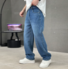 Men's Straight Leg Jeans Cotton - Classic Denim Pants
