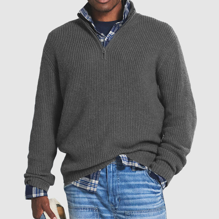 Men's Classic Half-Zip Sweater