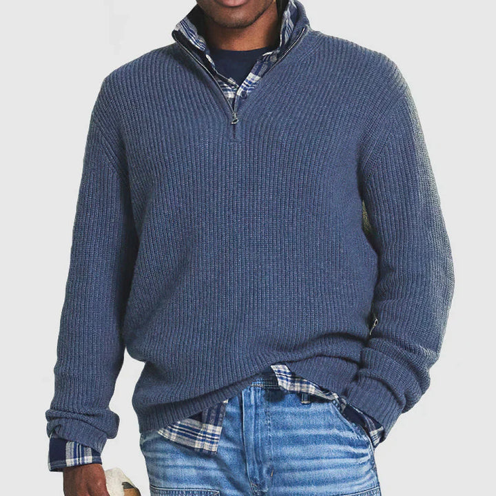 Men's Classic Half-Zip Sweater