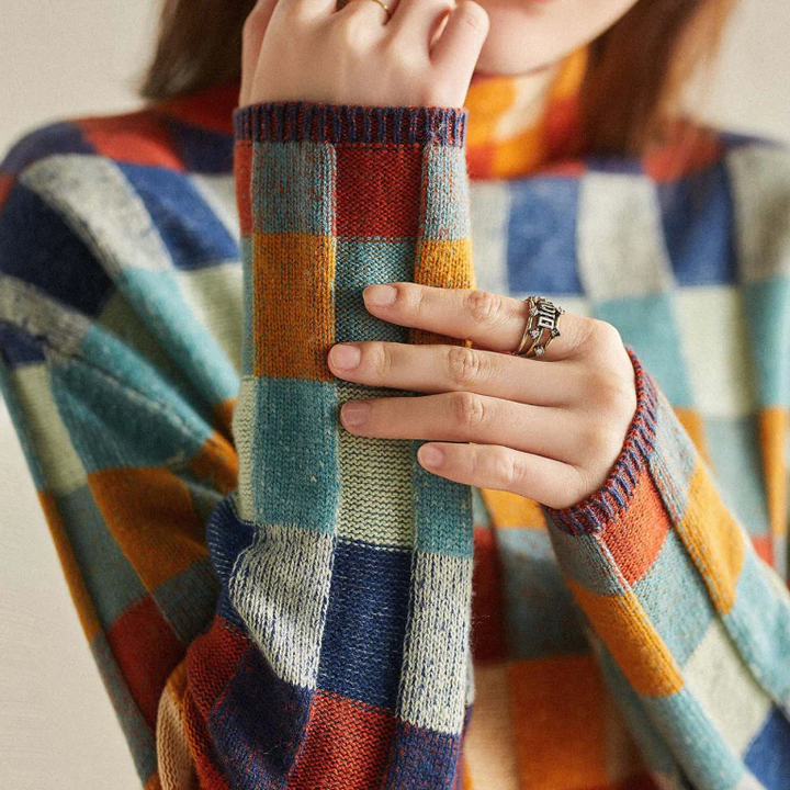 Luxury Cashmere Turtleneck - Aurora
