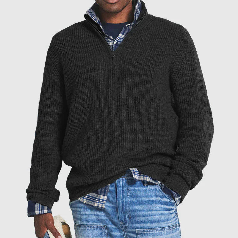 Men's Classic Half-Zip Sweater