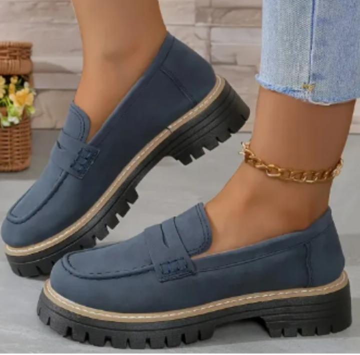 Women's Orthopaedic Loafers with Cushioned Arch Support