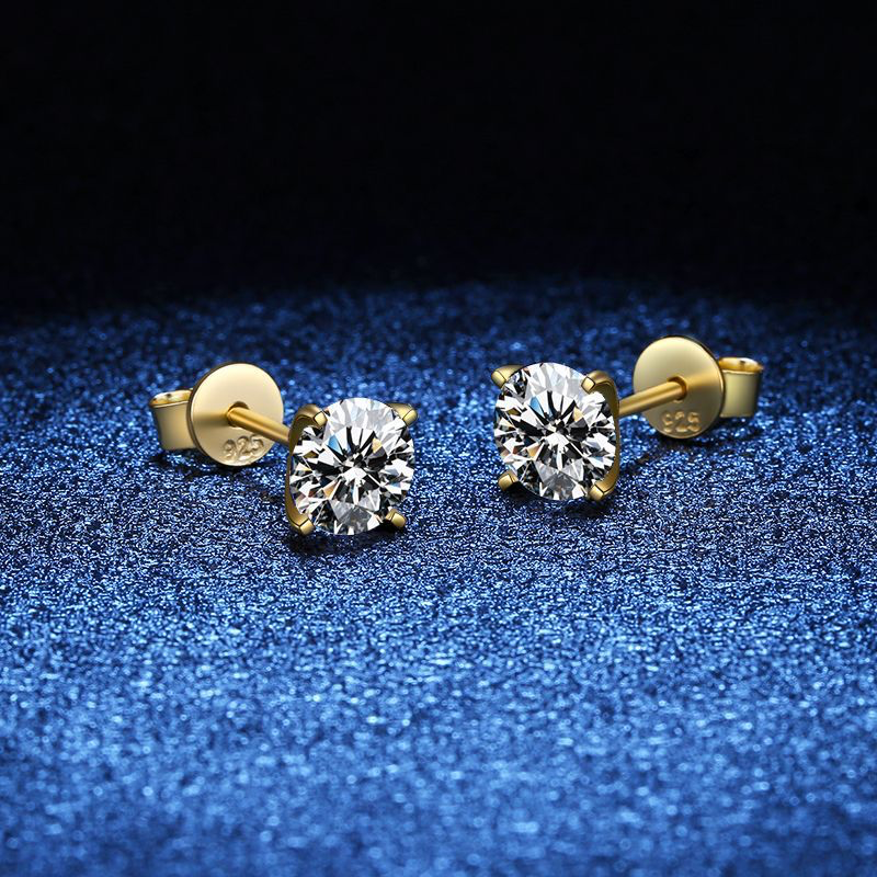 Elegant Silver Earrings with Subtle Cubic Zirconia Details
