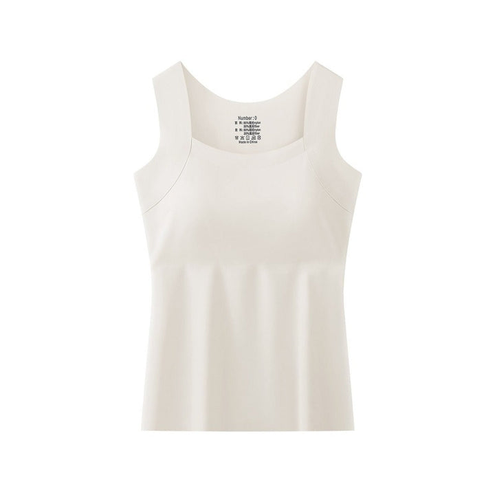 Women's Tank Top with Built-In Bra - Soft and Comfortable Basic