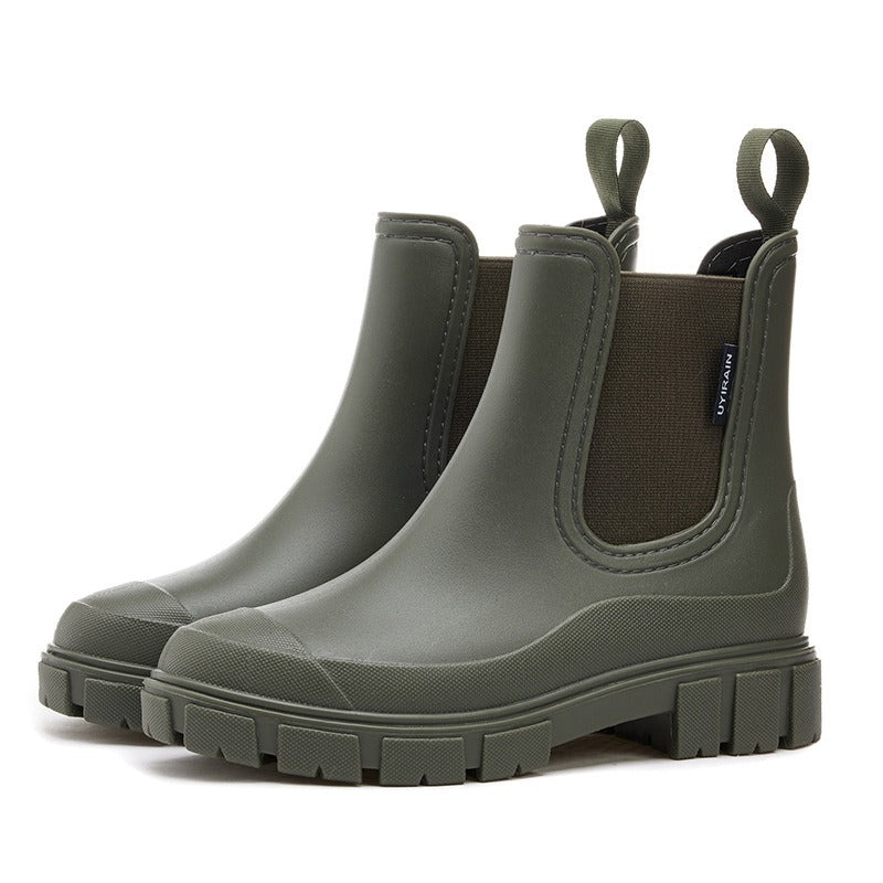 Women's Waterproof Wellies with Non-Slip Sole
