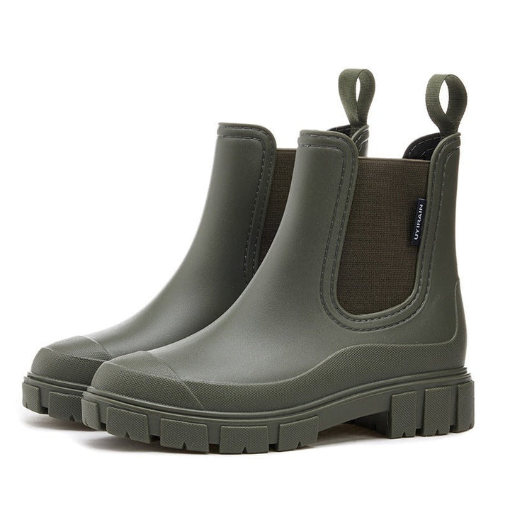 Women's Waterproof Wellies with Non-Slip Sole