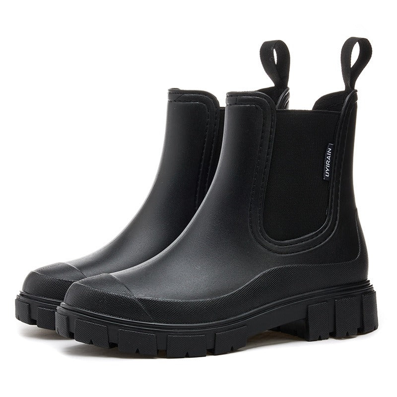 Women's Waterproof Wellies with Non-Slip Sole