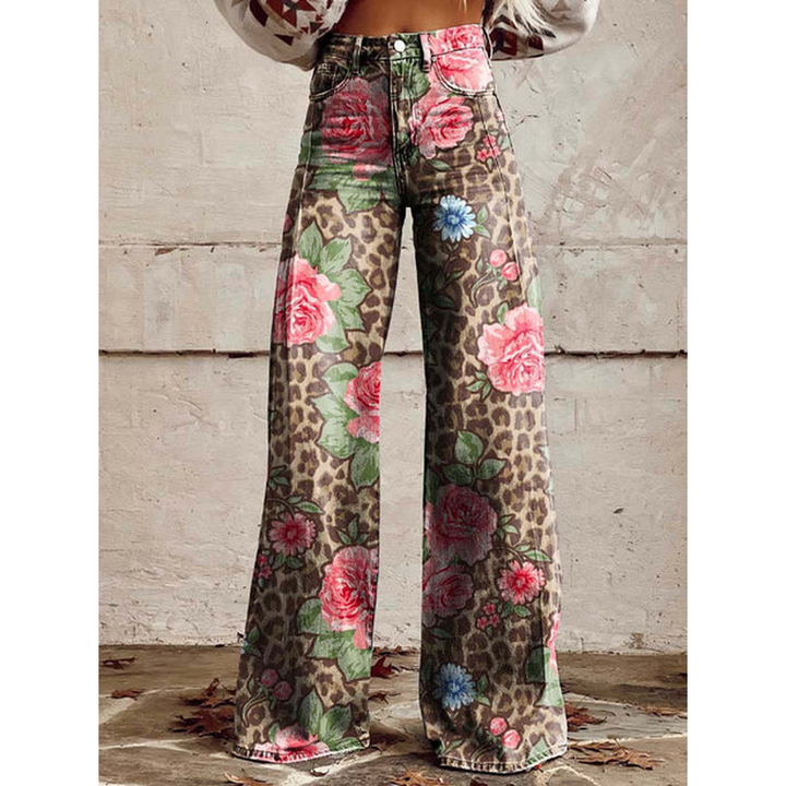 Women’s Long Pants - Floral & Solid Prints