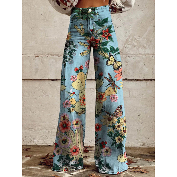 Women’s Long Pants - Floral & Solid Prints