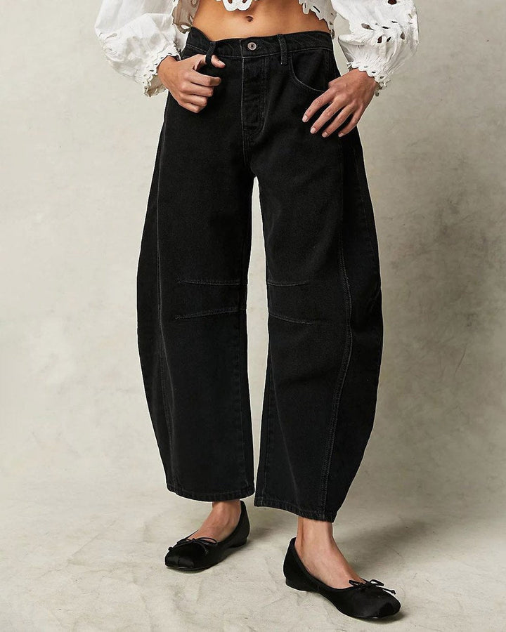 Women's Barrel-Leg Jeans – Maribel Autumn Edition