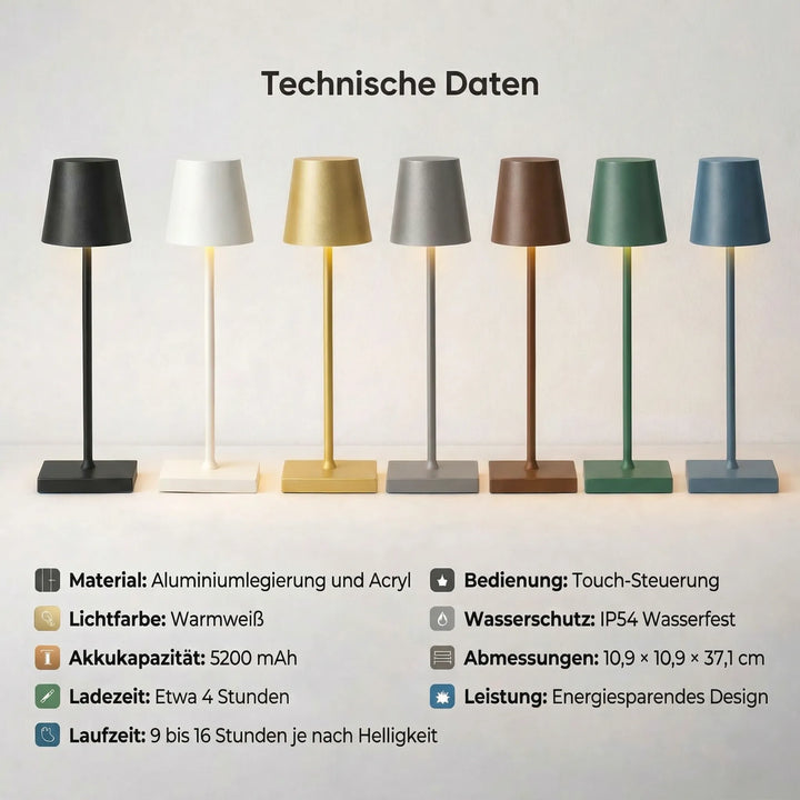 Cordless Table Lamp | Battery-Powered Table Lamp | TavoloLuce