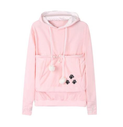 Comfy Hoodie with Cat Pouch - CozyPurr