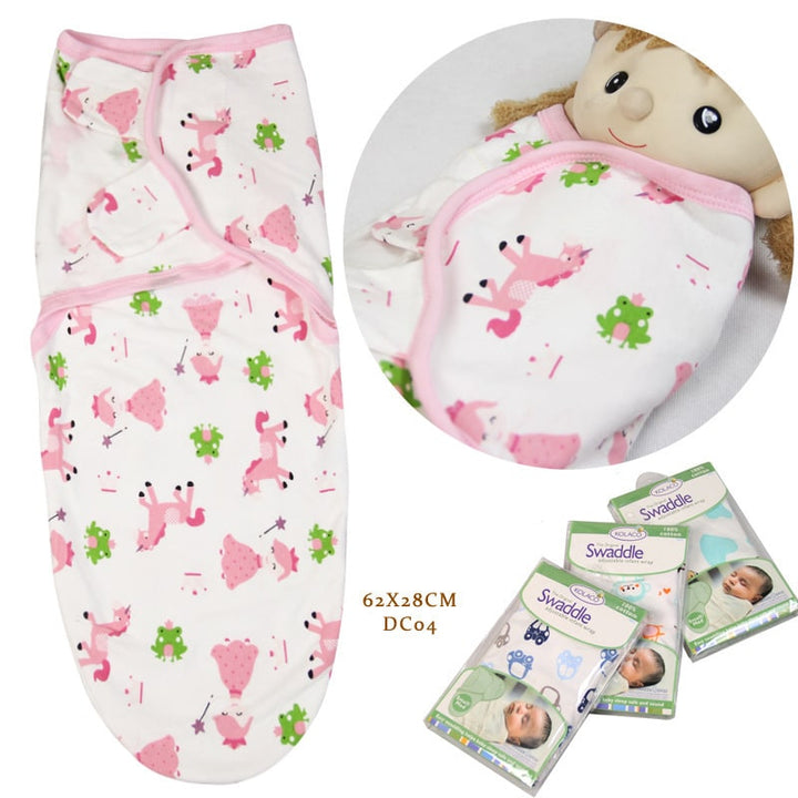 Kids' Sleep Sack Baby and Infant Swaddle Wrap with Adjustable Hook-And-Loop Fasteners and Leg Pouch
