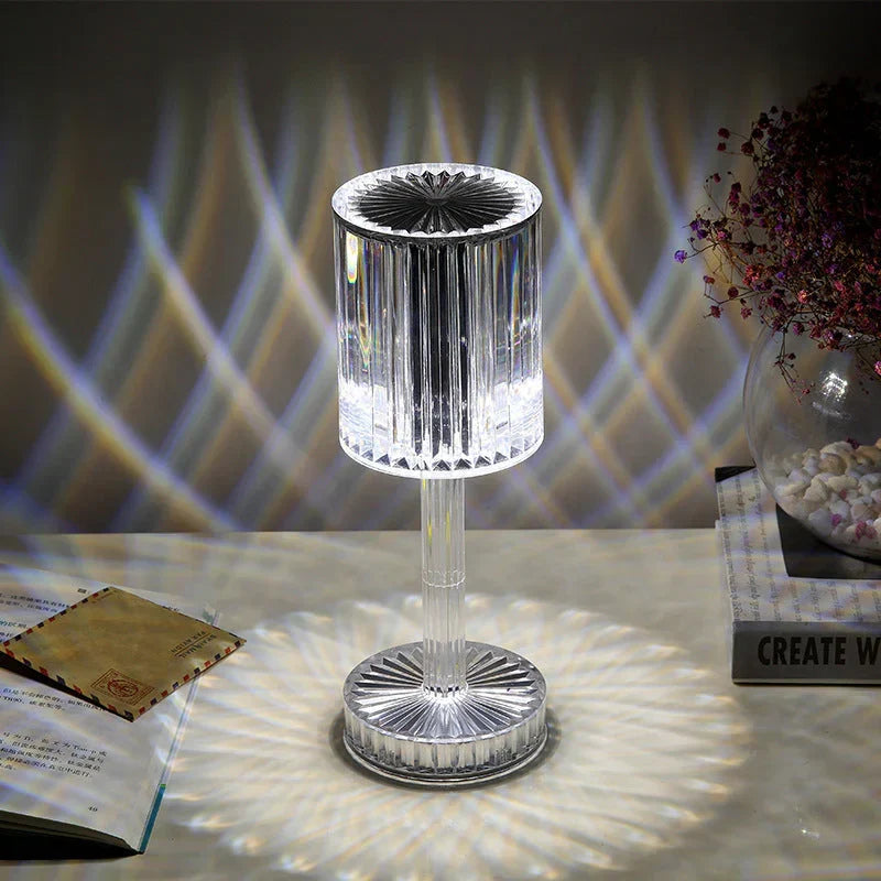 Dimmable Crystal Table Lamp with Modern Lighting – Seraphine