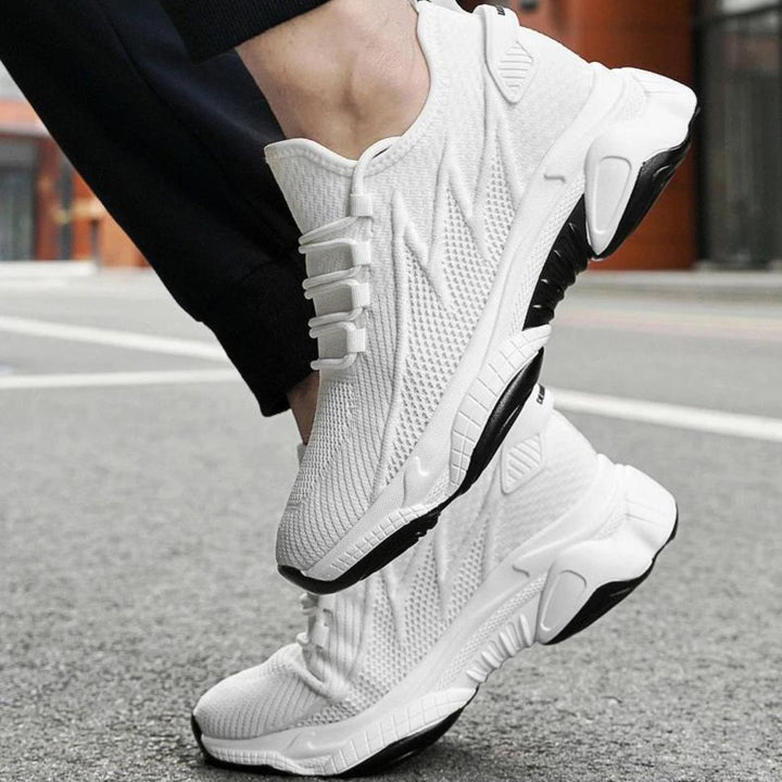 Stylish Men's Sneakers with Discreet Height Boost – MaxLift Boost