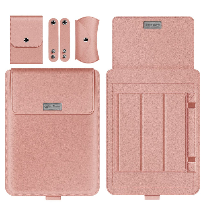 Laptop Sleeve Computer Case with Pu Leather for 13 to 15.6 Inch