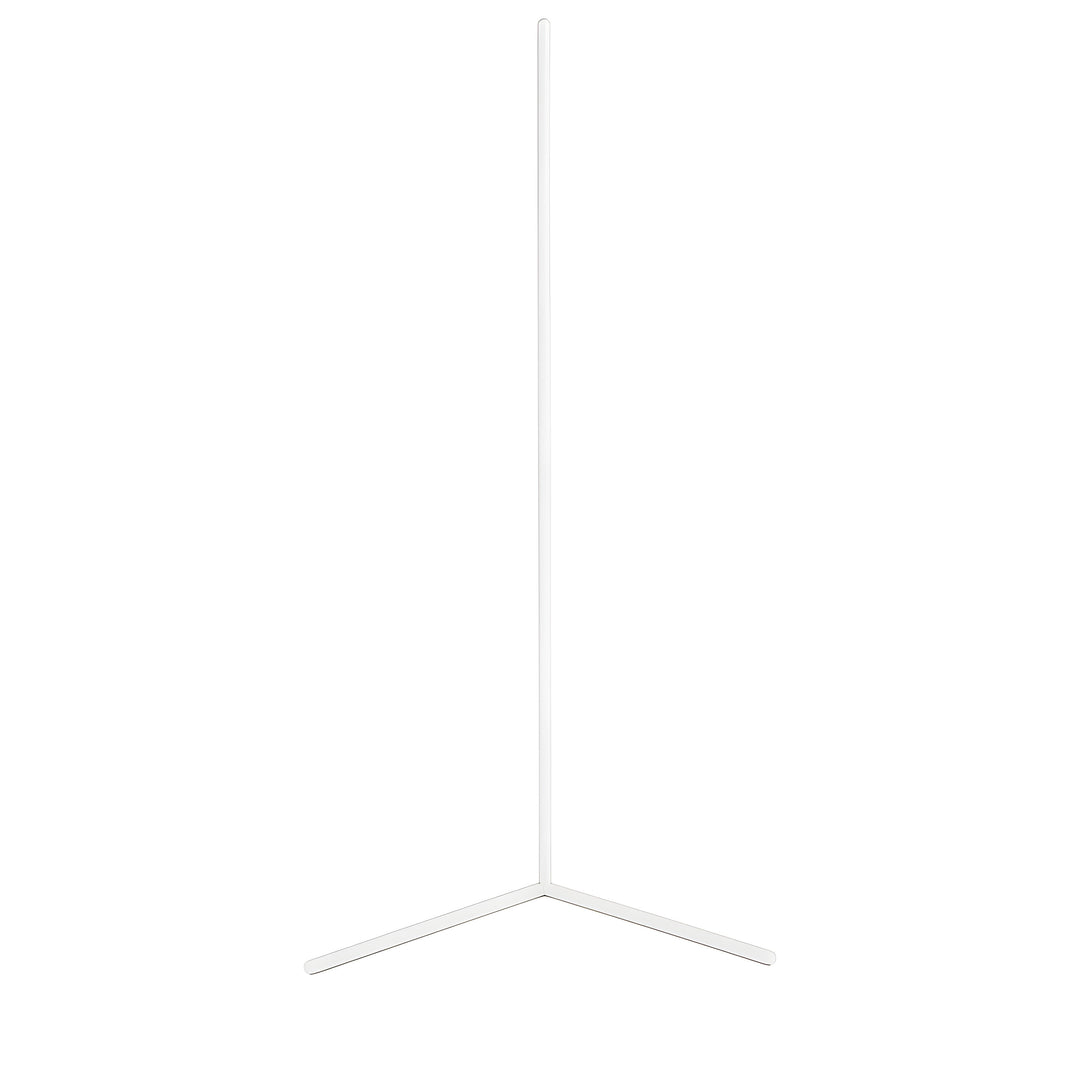 LED Corner Floor Lamp with Remote Control: Dimmable, Modern Design, Indirect Light